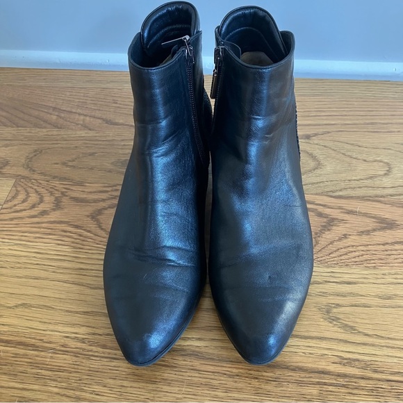 EUC BeautiFeel Black Silky Leather Booties (38) Made in Israel - Picture 3 of 12